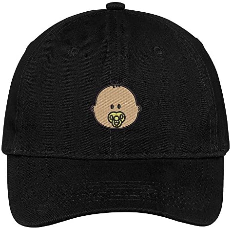 Trendy Apparel Shop Baby Boy Face Embroidered Cap Premium Cotton Dad Hat