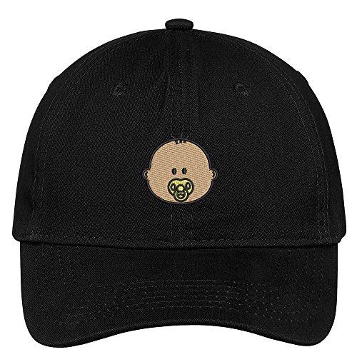 Trendy Apparel Shop Baby Boy Face Embroidered Cap Premium Cotton Dad Hat