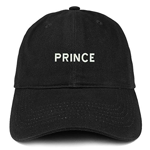 Trendy Apparel Shop Prince Small Font Embroidered Brushed Cotton Cap