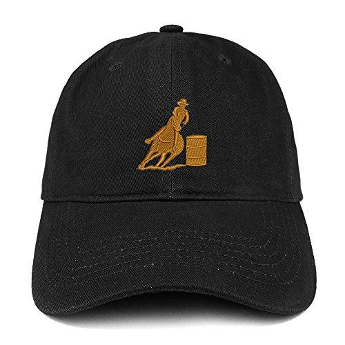 Trendy Apparel Shop Barrell Racer Quality Embroidered Low Profile Brushed Cotton Dad Hat Cap