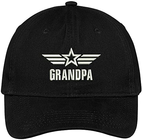 Trendy Apparel Shop Grandpa Embroidered Soft Low Profile Cotton Cap Dad Hat