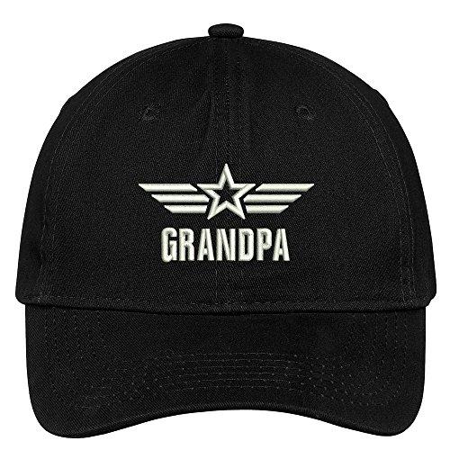 Trendy Apparel Shop Grandpa Embroidered Soft Low Profile Cotton Cap Dad Hat