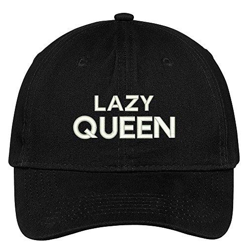 Trendy Apparel Shop Lazy Queen Embroidered Low Profile Deluxe Cotton Cap Dad Hat