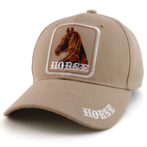 Trendy Apparel Shop Horse Box Embroidered Structured Baseball Cap