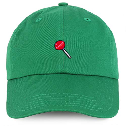 Trendy Apparel Shop Lollipop Patch Youth Small Fit Unstructured Cotton Baseball Cap
