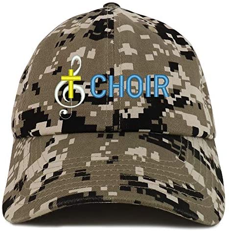 Trendy Apparel Shop Choir Embroidered Soft Crown 100% Brushed Cotton Cap