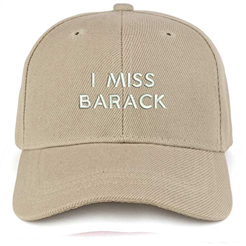 Trendy Apparel Shop I Miss Barack Embroidered Youth Size Kids Structured Baseball Cap