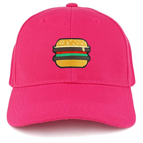 Trendy Apparel Shop Burger Patch Structured Youth Baseball Cap