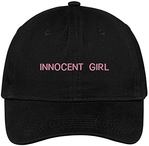 Trendy Apparel Shop Innocent Girl Embroidered Soft Low Profile Adjustable Cotton Cap