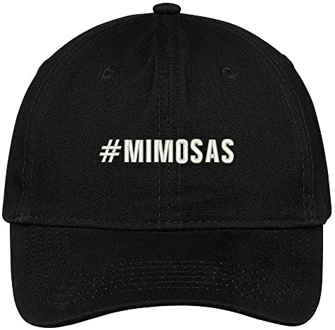 Trendy Apparel Shop Hashtag #Mimosas Embroidered Dad Hat Adjustable Cotton Baseball Cap