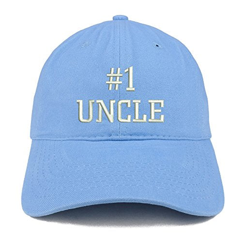 Trendy Apparel Shop Number 1 Uncle Embroidered Low Profile Soft Cotton Baseball Cap