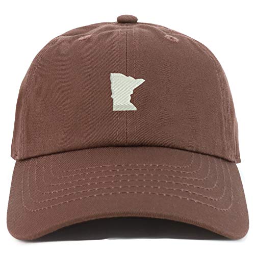 Trendy Apparel Shop Youth Minnesota State Adjustable Soft Crown Baseball Cap