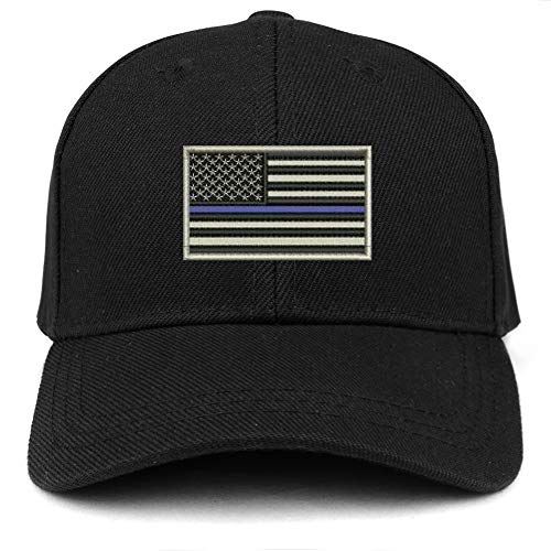 Trendy Apparel Shop USA TBL Flag Embroidered Youth Size Kids Structured Baseball Cap