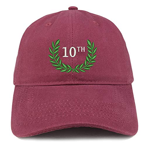 Trendy Apparel Shop 10th Anniversary Embroidered Unstructured Cotton Dad Hat