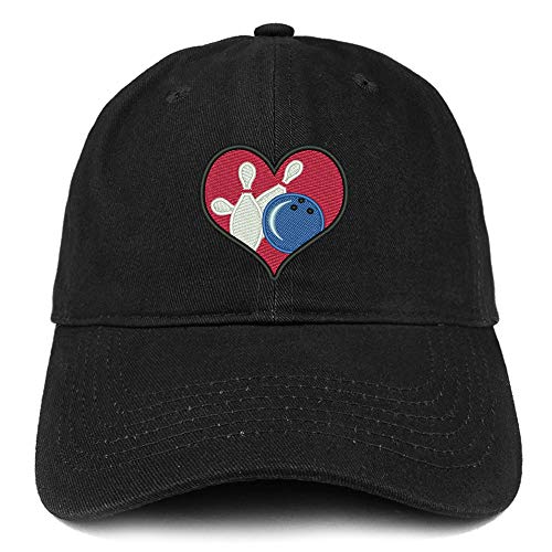 Trendy Apparel Shop Love to Bowl Embroidered Unstructured Cotton Dad Hat