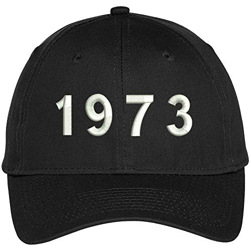 Trendy Apparel Shop 1973 Birth Year Embroidered Baseball Cap