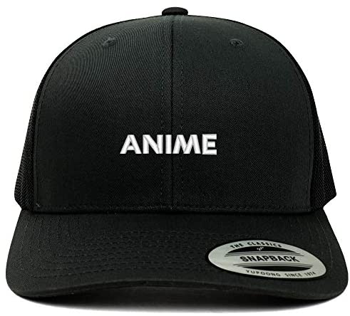 Trendy Apparel Shop Flexfit Anime Retro Trucker Mesh Cap
