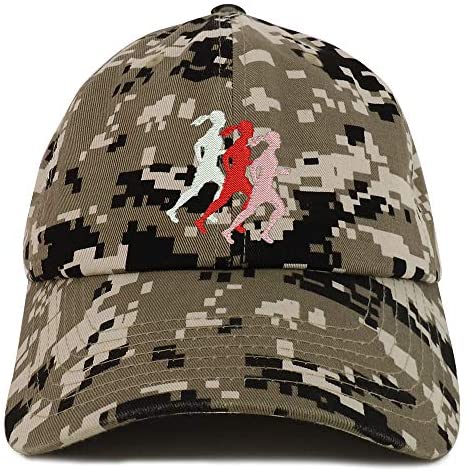 Trendy Apparel Shop Female Runner Embroidered Soft Crown 100% Brushed Cotton Cap