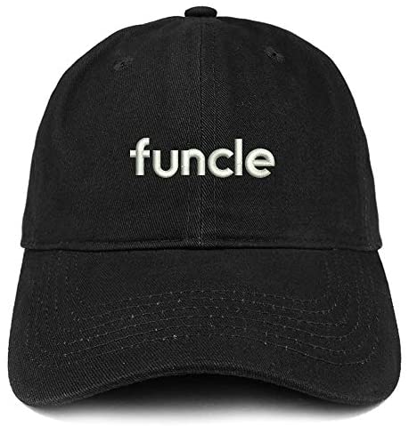 Trendy Apparel Shop Funcle Small CASE Embroidered Soft Crown 100% Brushed Cotton Cap