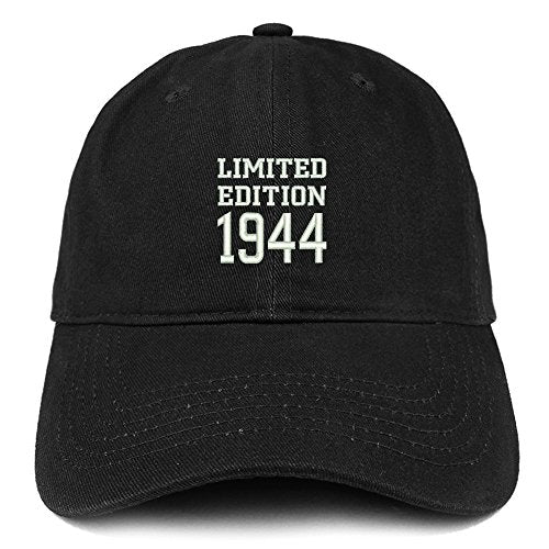 Trendy Apparel Shop Limited Edition 1944 Embroidered Birthday Gift Brushed Cotton Cap