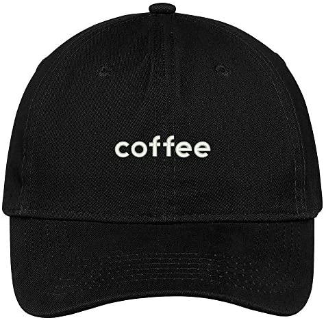 Trendy Apparel Shop Coffee 100% Brushed Cotton Adjustable Baseball Cap