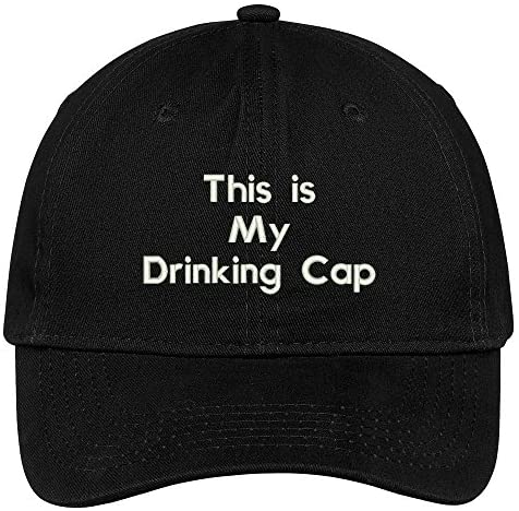 Trendy Apparel Shop This is My Drinking Cap Embroidered Brushed 100% Cotton Baseball Cap