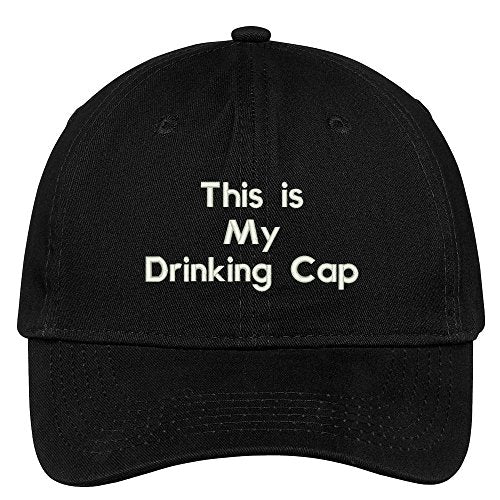 Trendy Apparel Shop This is My Drinking Cap Embroidered Brushed 100% Cotton Baseball Cap