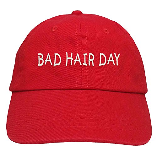 Trendy Apparel Shop Bad Hair Day Kids Embroidered Cotton Baseball Cap