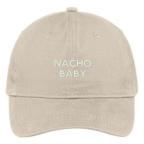 Trendy Apparel Shop Nacho Baby 100% Brushed Cotton Adjustable Baseball Cap