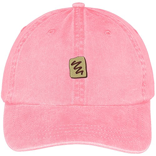 Trendy Apparel Shop Chocolate Embroidered Soft Crown 100% Brushed Cotton Cap