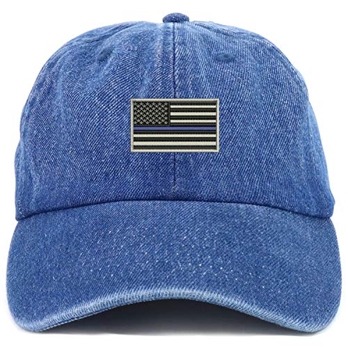 Trendy Apparel Shop Youth USA TBL Flag Adjustable Soft Crown Baseball Cap