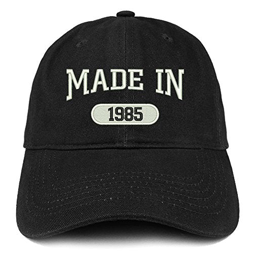 Trendy Apparel Shop Made in 1985 Embroidered 36th Birthday Brushed Cotton Cap