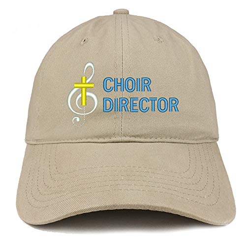 Trendy Apparel Shop Choir Director Embroidered Soft Crown 100% Brushed Cotton Cap