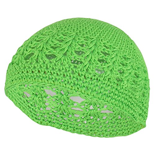 Trendy Apparel Shop Infant to Toddler Plain Crochet Cotton Beanie Hat