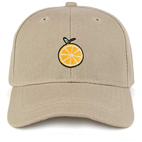 Trendy Apparel Shop Orange Patch Structured Infant Baseball Cap