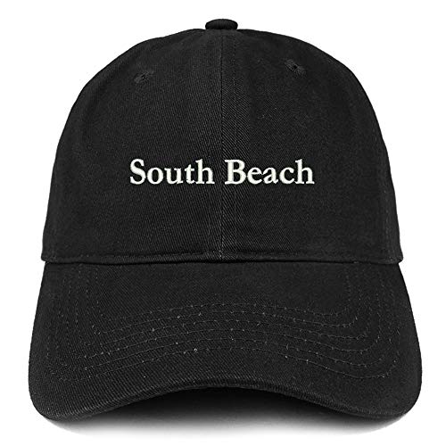 Trendy Apparel Shop South Beach Embroidered Brushed Cotton Cap