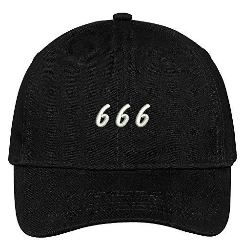 Trendy Apparel Shop 666 Embroidered Cap Premium Cotton Dad Hat