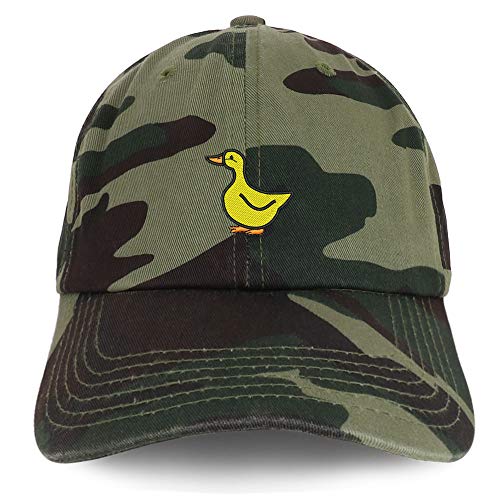 Trendy Apparel Shop Quack Embroidered Unstructured Cotton Dad Hat