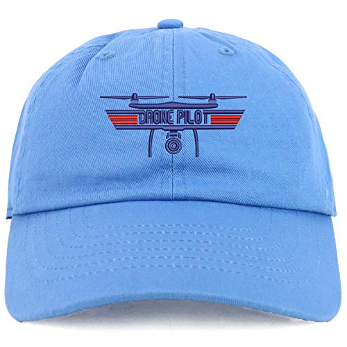 Trendy Apparel Shop Youth Drone Top Gun Pilot Soft Crown Baseball Cap