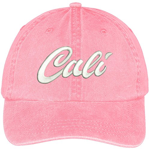 Trendy Apparel Shop Cali Embroidered Soft Crown Cotton Adjustable Cap