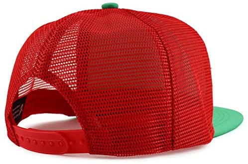Trendy Apparel Shop Hecho en Mexico High Frequency Flag Trucker Snapback Cap