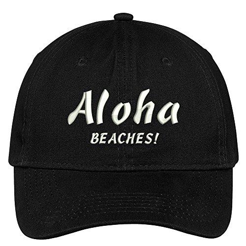 Trendy Apparel Shop Aloha Beaches Embroidered Soft Cotton Low Profile Dad Hat Baseball Cap