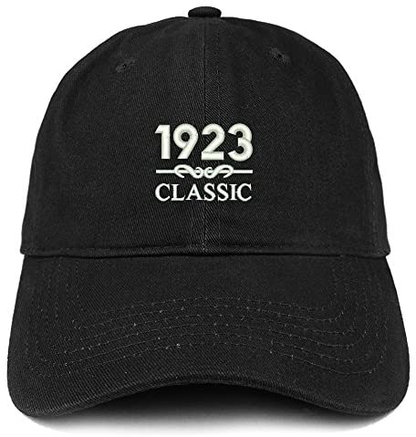 Trendy Apparel Shop Classic 1923 Embroidered Retro Soft Cotton Baseball Cap