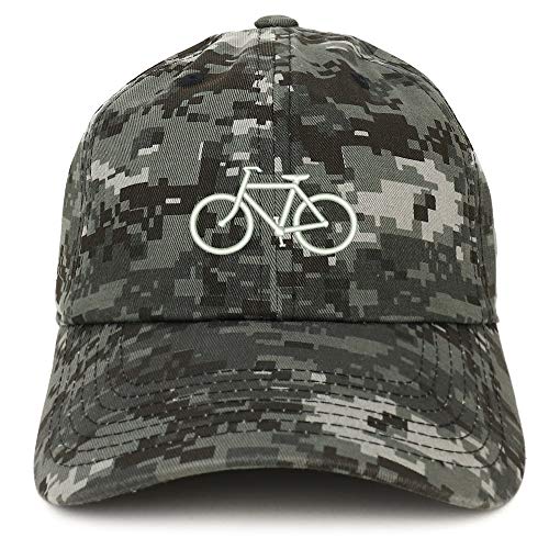 Trendy Apparel Shop Love to Bicycle Image Embroidered Cotton Dad Hat