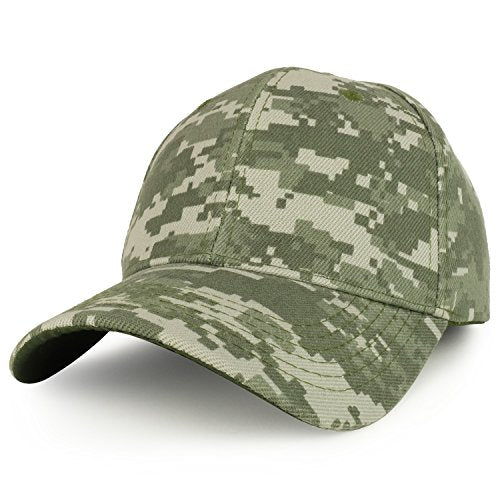 Trendy Apparel Shop Plain Structured Crown Adjustable Baseball Cap