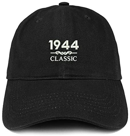 Trendy Apparel Shop Classic 1944 Embroidered Retro Soft Cotton Baseball Cap