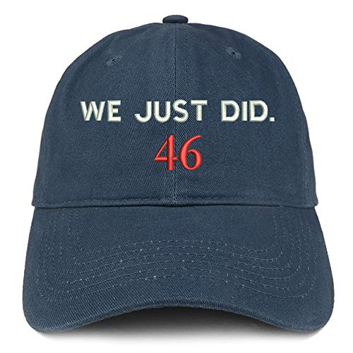 Trendy Apparel Shop We Just Did 46 President 2020 Celebration Brushed Cotton Cap