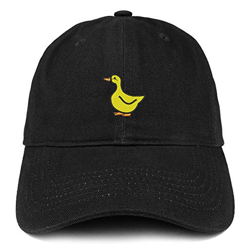 Trendy Apparel Shop Quack Embroidered Unstructured Cotton Dad Hat