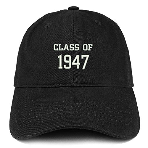Trendy Apparel Shop Class of 1947 Embroidered Reunion Brushed Cotton Baseball Cap