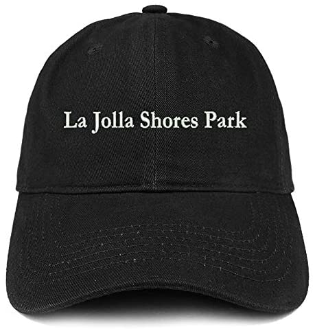 Trendy Apparel Shop La Jolla Shores Park Embroidered Brushed Cotton Cap